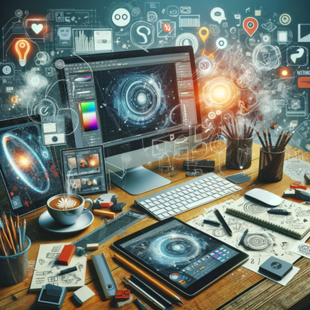 Animated work space