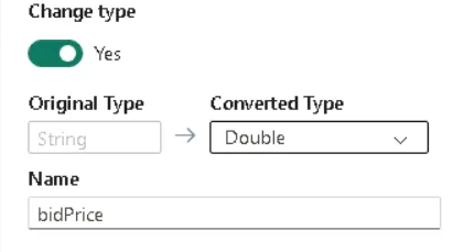 Manage Fields Change Type