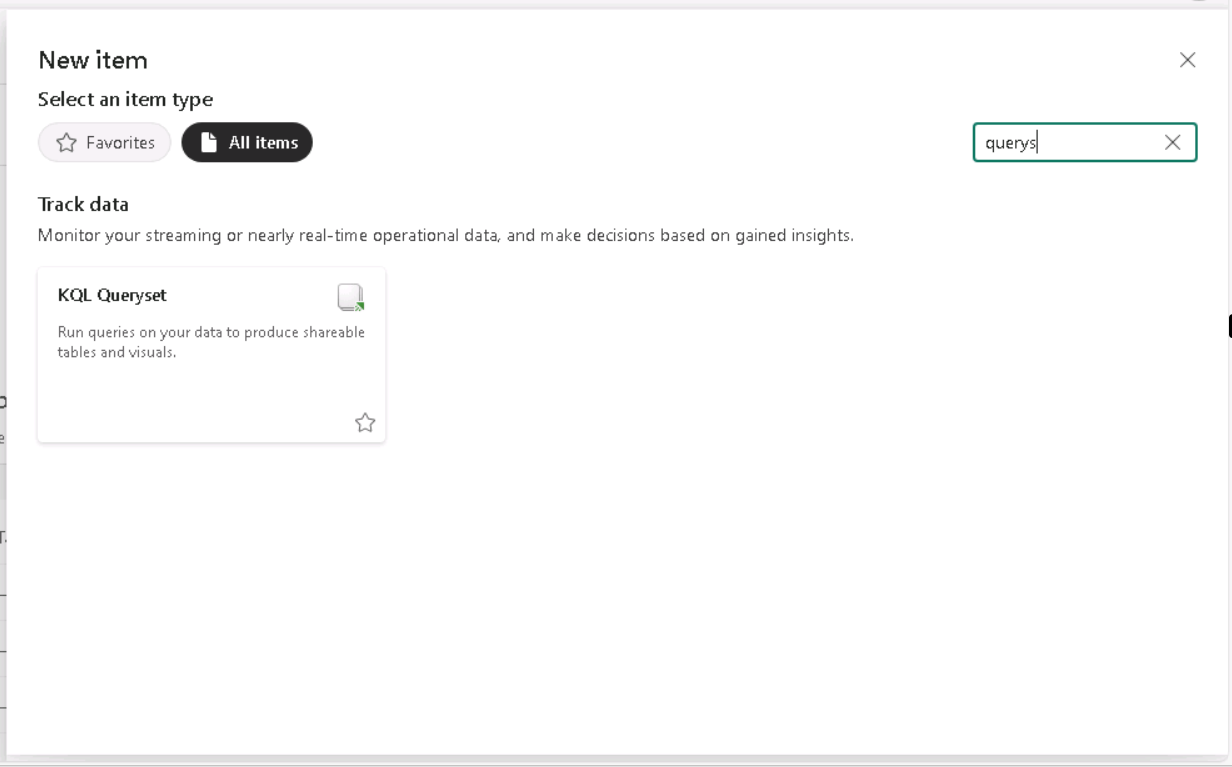 Queryset Item Type