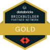 Databricks Brickbuilder Gold partner badge