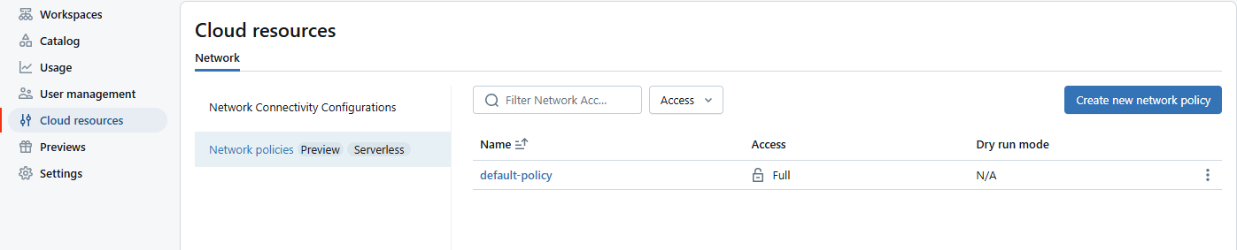networkpolicies